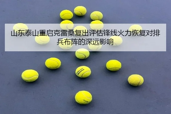 山东泰山重启克雷桑复出评估锋线火力恢复对排兵布阵的深远影响（QIANYISPORTS）